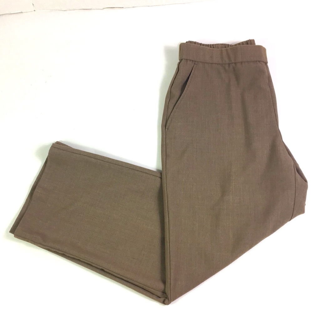 Dress Pants khaki green‎ SagHarbor Size 8P Stretch